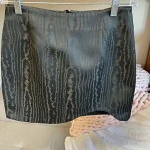 Black mini skirt